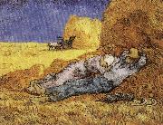 Vincent Van Gogh The Siesta Sweden oil painting artist